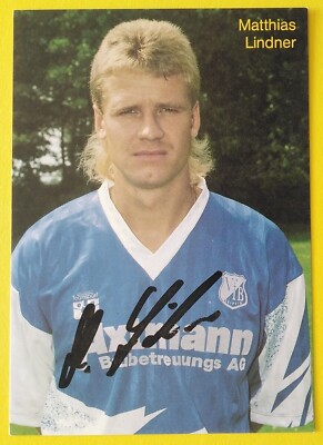 1405 Matthias Lindner VfB Leipzig 1992/93 Autogrammkarte original signiert