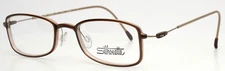 SILHOUETTE SPX M2820/40 6052 Brown Womens Rectangle Eyeglasses 49-20-140 B:30