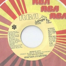 THE REFLECTIONS Boogie City 45 RECORD 1974 RCA RECORDS DJ PROMO SOUL FUNK