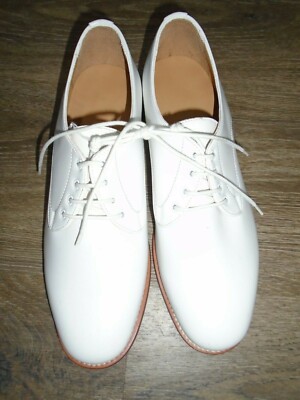 ROYAL NAVY DAMENSCHUHE WEISS LEDER TROPISCH VERSCHIEDENE GRÖSSEN NEU MIT MANGEL