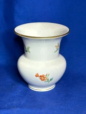 KPM porcelain Scattered Flowers pattern small vase