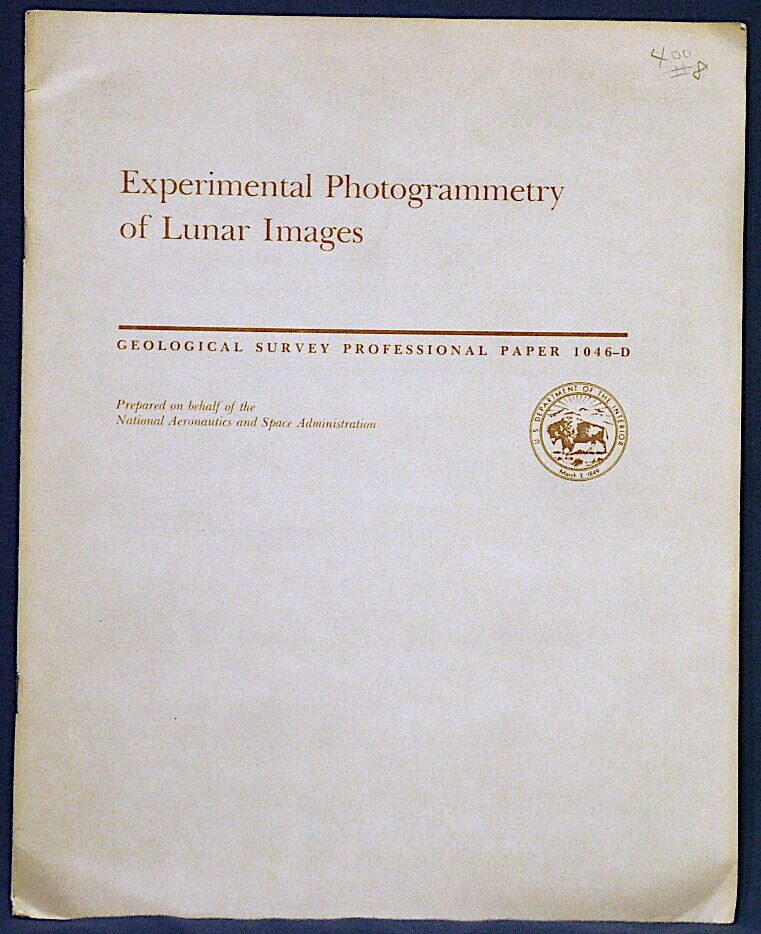 USGS APOLLO 15 16 17 PHOTOGRAMMETRY !980 Mission Details, Research ALL FOUR MAPS