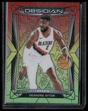 2023-24 Panini Obsidian #54 Deandre Ayton Electric Etch Reggae Flood #/75