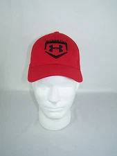 UNDER ARMOUR LOGO BASEBALL YOUTH HAT RED CAP OSFA