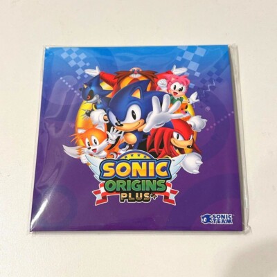 Sonic Origins Plus First Purchase Privilege Rubber Coaster NO Game