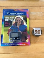 Lot of 2 Untested Digital Pedometers - Weight Watchers Edge Mark, sold AS IS
