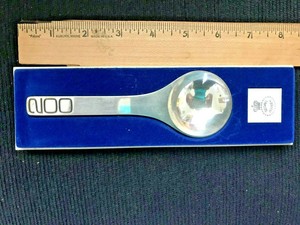 Georg Jensen Sterling Silver Spoon Bicentennial "200" 1776-1976 5 3/4"