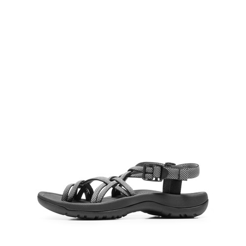 Women Arch Support Hiking Sandals Elastic Strap Summer Athletic Sports Sandals - Picture 8 of 30