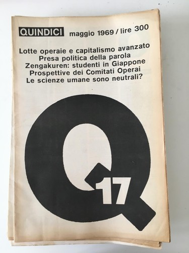 Gruppo 63 rivista Quindici 1967/69 completa dei 19 numeri con tutti i manifesti - Foto 17 di 19