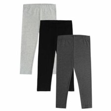 Wonder Nation Toddler Girls Full-Length Knit Leggings 3-Pack Multi Size 4T-5T