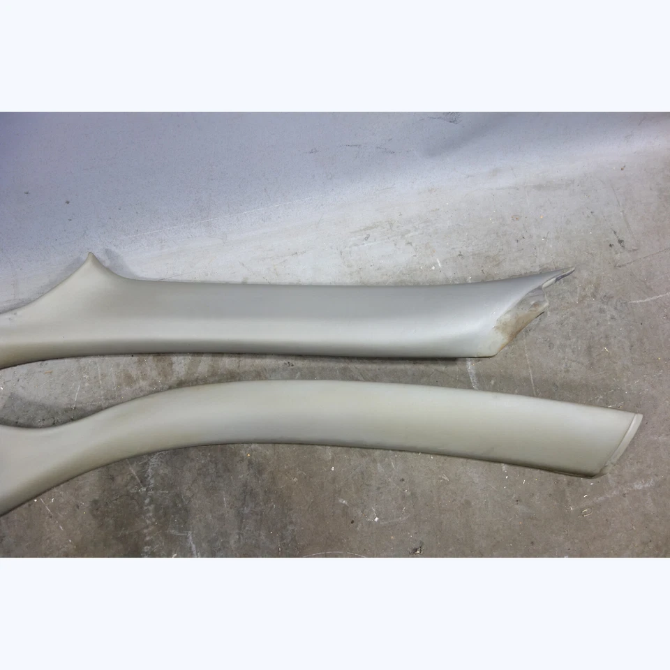 Par de cubiertas de moldura de pilar A para Porsche 996 911 1998-2006 dañadas gris grafito OEM Foto 2 de 4