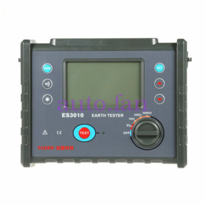 ES3010/Digital New Tester Tester Resistivity Ground Soil Resistance #A6-9