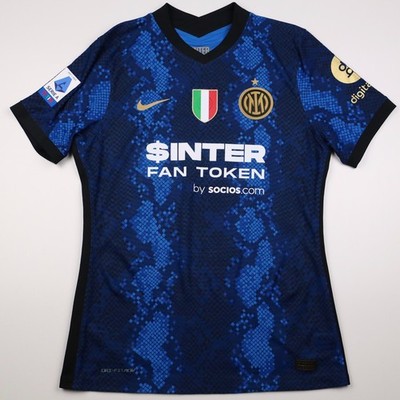 インテル DE VRIJ デフライ ユニフォーム Inter Milan 2021/22 Home Player Issue de Vrij #6 Jersey Men's