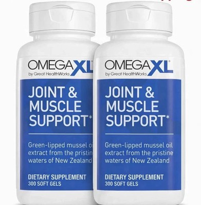 Omega XL 300 Capsules Omega 3 Natural Joint Pain Relief Dietary Supplement,