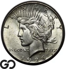 1926-S Peace Dollar, Very Nice Near Gem BU++ Tougher San Francisco Issue