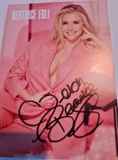 Beatrice Egli Autogramm Karte 