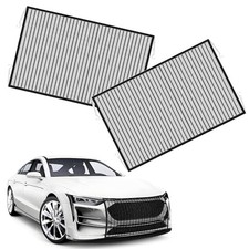 2 PCS Car Grill Mesh, High-density Grille Air Intake Protection Mesh, Engine