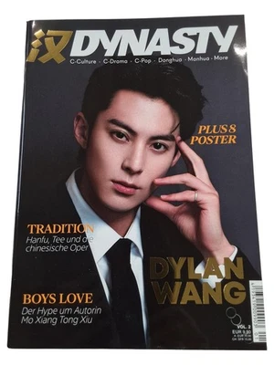DYNASTY Vol. 2 Zeitschrift Dylan Wang C-Drama Popkultur Poster Boys Love - Bild 1 von 3