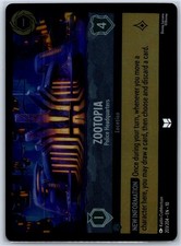 Zootopia - Police Headquarters Cold Foil Whispers in the Well 203/204 NM Lorcana