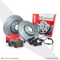Zimmermann Bremsen Kit Sport Bremsscheiben BeläGe Wako FüR BMW F10 F18 Hinten