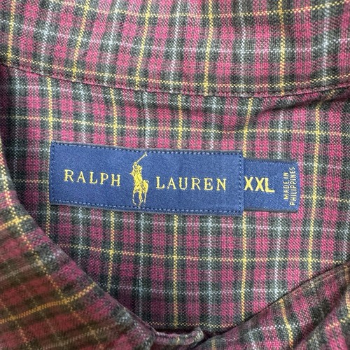 Polo Ralph Lauren L/S Oxford Hemd mit Knopfleiste Herren 2XL kariert Cabincore - Bild 3 von 8