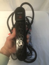 APC SurgeArrest 6-Outlet Power Strip Surge Protector 1080 Joules Black 6ft Cord