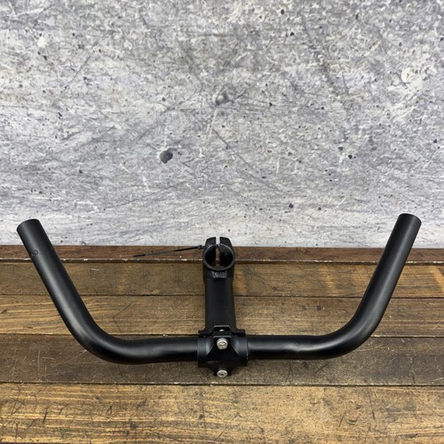 Yuba Hold On Bars Handlebar Set Grips Stem Black Cargo Passenger Bike Bar 16 in