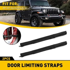 for Jeep JK Wrangler JKU JL JT Door Limiting Check Strap Wire Protecting Harness