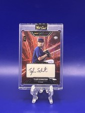 🔥 4/4 🔥 2024 Wild Card Metallix Baseball Tyler Schweitzer Rookie Auto Bookend