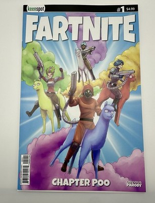 Keenspot Fartnite: Chapter Poo #1 Cover B Llama Riders In Sky 2020 Parody
