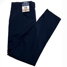 IZOD Boys Navy Blue School Uniform Pants Adjustable Waist Size 20 Regular