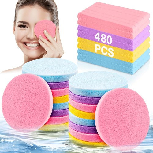 480 PCS Bulk Facial Sponge Esthetician Supplies 1 Count Pack Of 480 480-pcs-bulk-facial-sponge-esthetician-supplies-1-count-pack-of-480