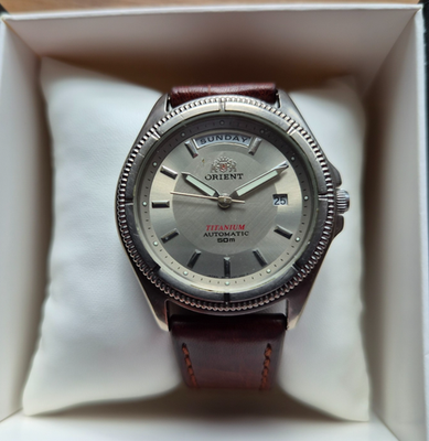 Ultra rare Orient President day date Titanium Mechanical Automatic