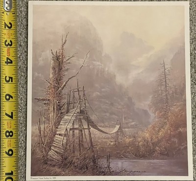 BEN HAMPTON Print  SWINGING BRIDGE 