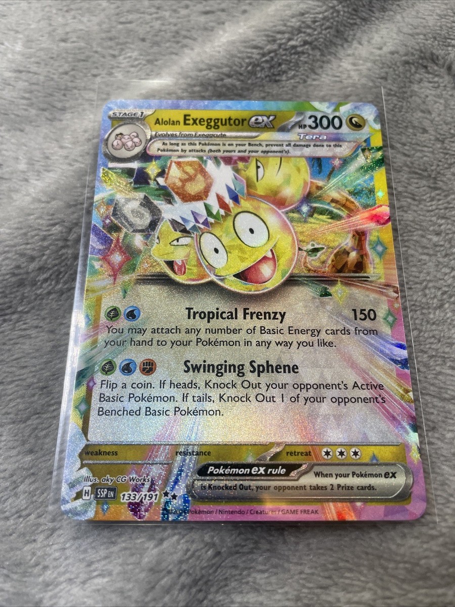 alolan exeggutor ex pokemon card POKÉMON CARD GAME s10D 056/067 U