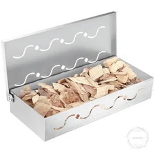 Smoker Box for Gas Grilling Sturdy Stainless Steel Smoke Box for Gas Grill Conv