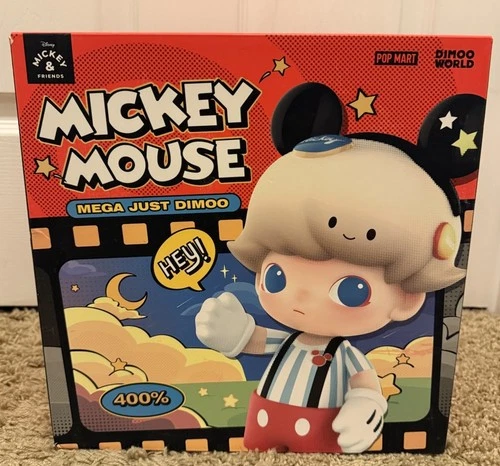 POP MART Dimoo World Mickey Mouse MEGA JUST DIMOO 400% Special Edition - US 🇺🇸