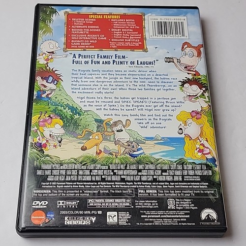 Rugrats Go Wild DVD *BUY 2 GET 3 FREE* - Picture 2 of 2