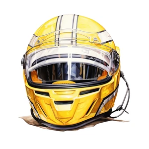 Racing Driver Helmet Motorbike Helmet Self Adhesive Vinyl Sticker