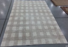 IVORY / BEIGE 6-0 x 9-0 Back Stain Rug, Reduc...