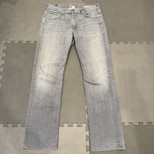 Citizens Of Humanity Sid Jeans Mens 32x34 Gray Straight Denim USA Made 604-871