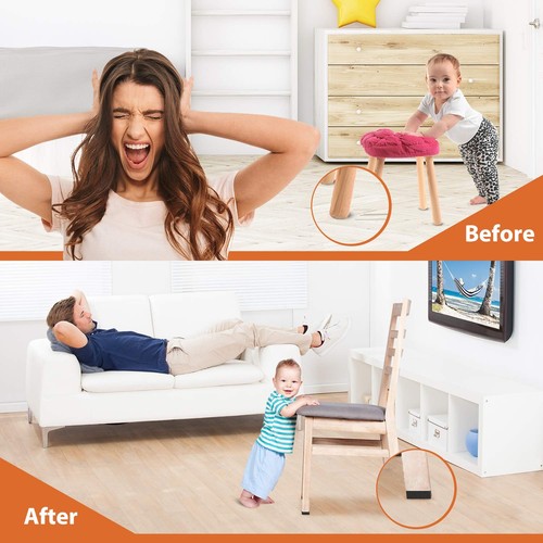 Almohadillas para muebles 300 piezas almohadillas de fieltro para muebles paquete enorme premium, autoadhesivas... - Imagen 7 de 7