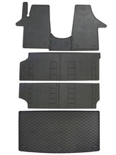 Gummi Fußmatten + Kofferraumwanne für VW T6 ab 2015- im Set Gummimatten