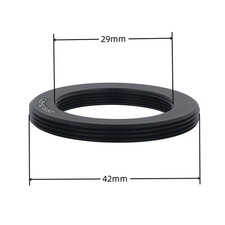 M29x0.75mm Female to M42x1mm Male Full Thread Step-Up Adapter Ring M29-M42