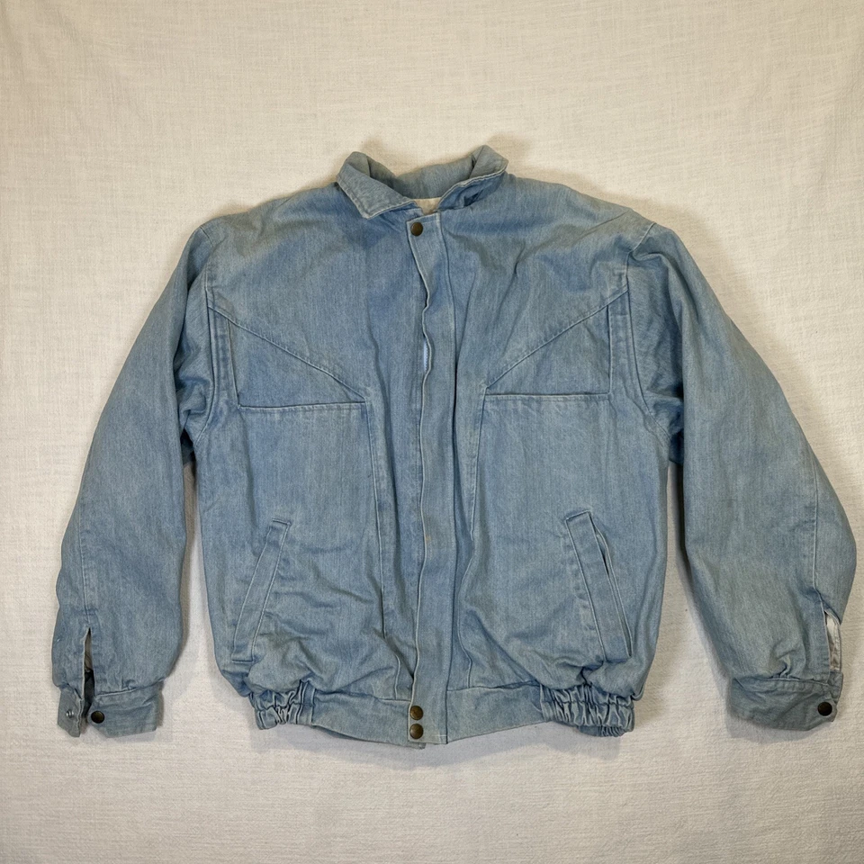 Vintage 1987 DuckTales Disney Afternoon Jean Jacket Cartoon L Rare One Of A Kind - Image 2 of 4