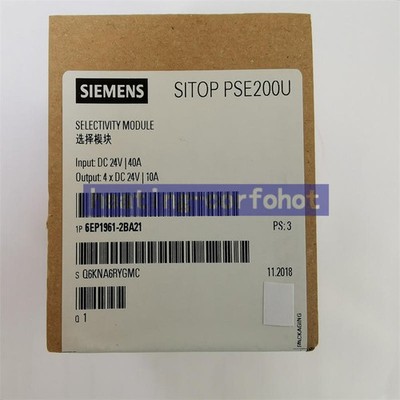 ONE Siemens 6EP1961-2BA21 Selectivity Module 1P 6EP1961-2BA21 new