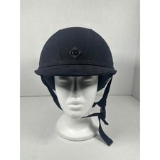Charles Owen JR8 Riding Helmet Black Size 57cm 7 Equestrian Safety