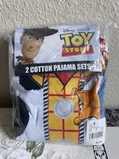 Disney Toy Story -2 Cotton Pajama Sets Size 4 NEW