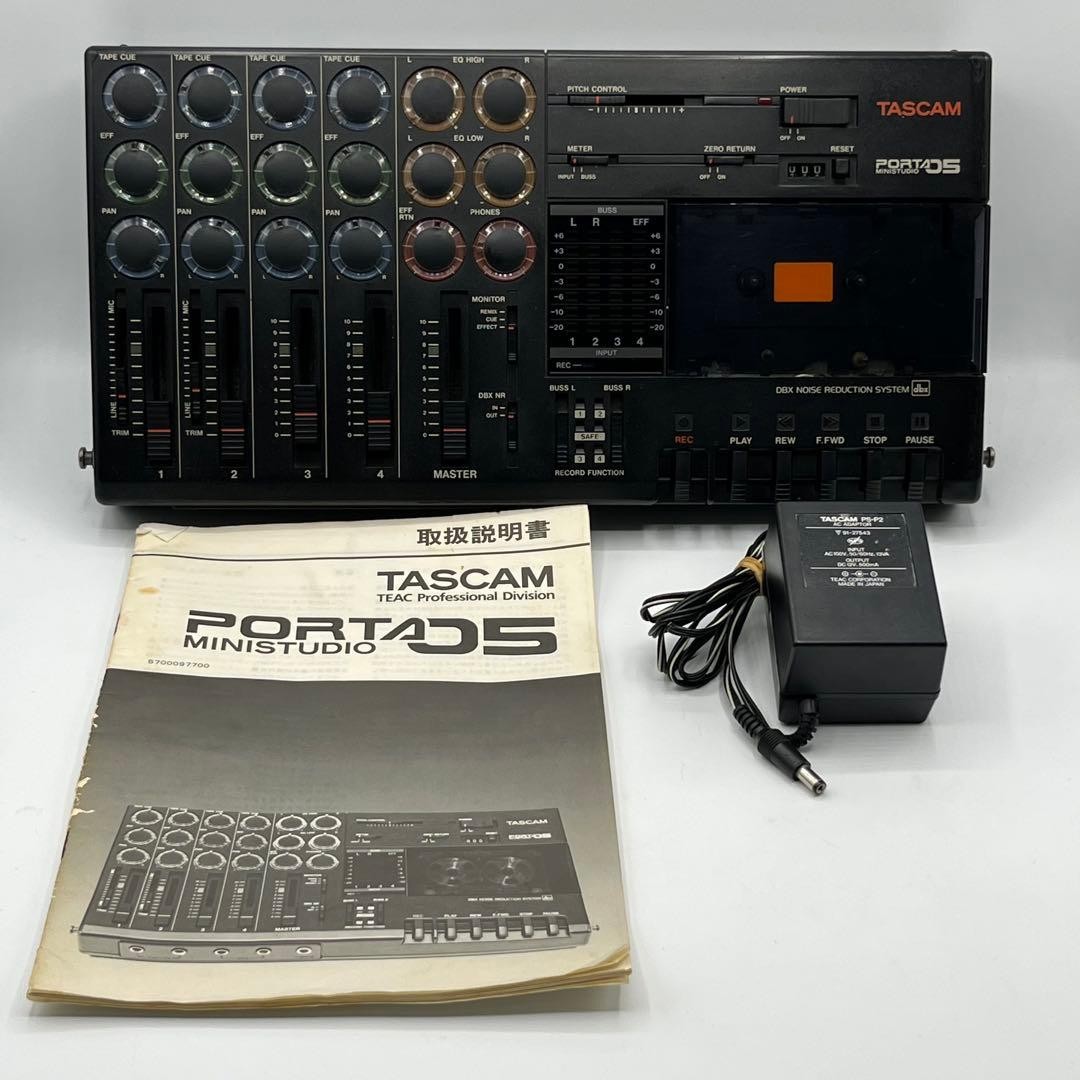 TASCAM Porta 05 Ministudio 4-Track Cassette Multitrack Recorder