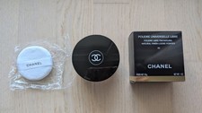 Leere Original Chanel Puderdose mit unbenutzter Quaste Poudre Universelle Libre 
